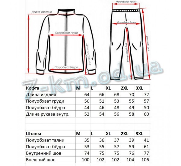 Костюм adidas чоловічий NVS_12082203 поліестер 5 шт (M-3XL)