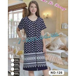 Халат женский летний ZeL1396.126 коттон 4 шт (2XL-5XL)