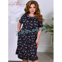 Халат женский ZeL1396.2054 коттон 5 шт (58-66 р)