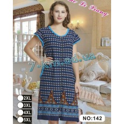 Халат женский летний ZeL1396.142 коттон 4 шт (2XL-5XL)