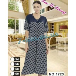 Халат женский летний ZeL1396.1723 коттон 4 шт (54-60 р)