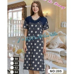 Халат женский летний ZeL1396.205 коттон 4 шт (58-64 р)