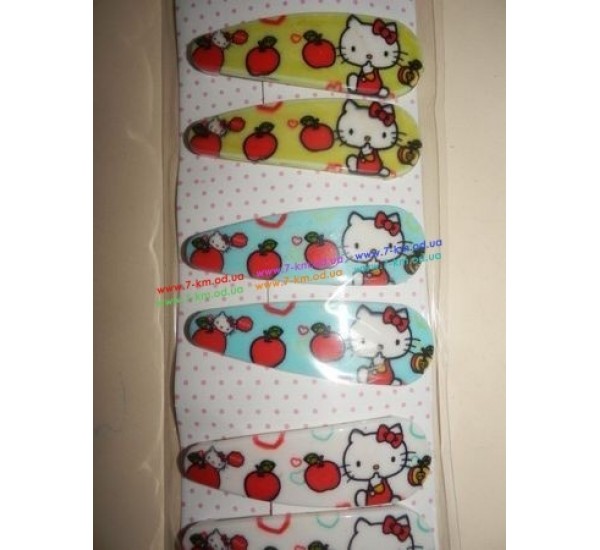 Заколка-Хлопушка BIG6324 пластик 12 шт