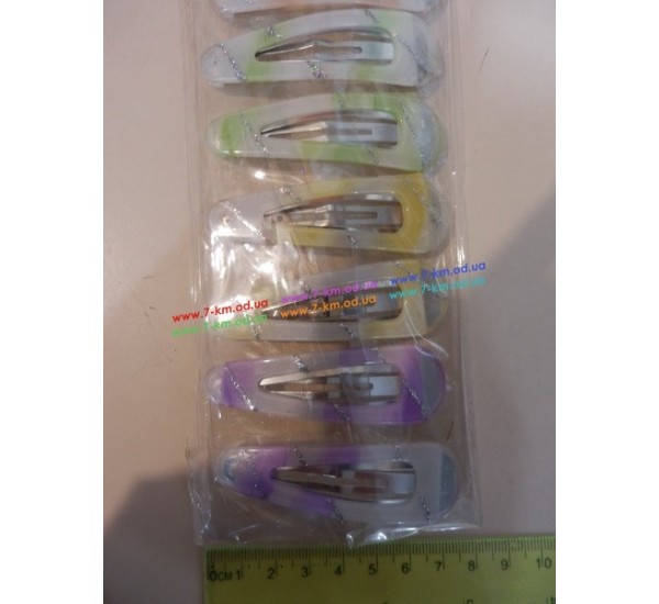Заколка-Хлопушка BIG7538 пластик 12 шт