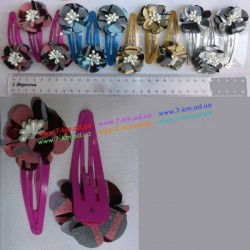 Заколка-Хлопушка BigU7817 металл 12 шт