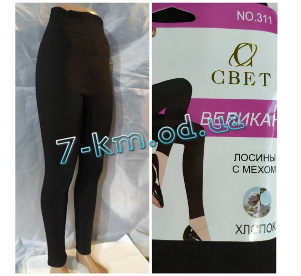 Лосины женские SemK311 мех 6 шт (50-54 р)