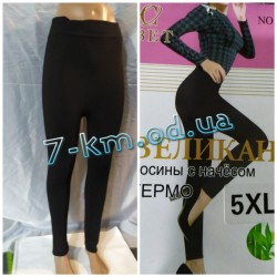 Лосины женские SemK203-5 флис 6 шт (50-52 р)