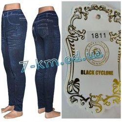 Лосины батал бесшовные SemK1811 махра 6 шт (52-58 р)