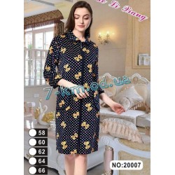 Халат женский ZeL1396.20007 велюр 5 шт (58-66 р)