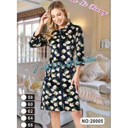 Халат женский ZeL1396.20005 велюр 5 шт (58-66 р)