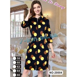 Халат женский ZeL1396.20004 велюр 5 шт (58-66 р)