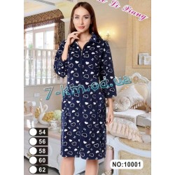 Халат женский ZeL1396.10001 велюр 5 шт (54-62 р)