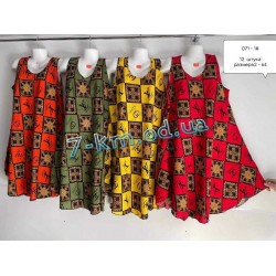 Платье женское летнее ZeL1396.071-1 штапель 6 шт (62-64 р)