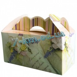 Подарункова коробка DIM1242 картон (180*185*80) 10 шт