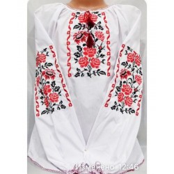 Блуза-вышиванка для девочек 4 шт (12-15 лет) паплин VhV_193081