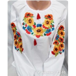 Блуза-вышиванка для девочек 4 шт (152-170 см) паплин VhV_193084