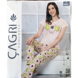 Піжама Gagri жіноча HR1810_050305 трикотаж 4 шт (S-XL)