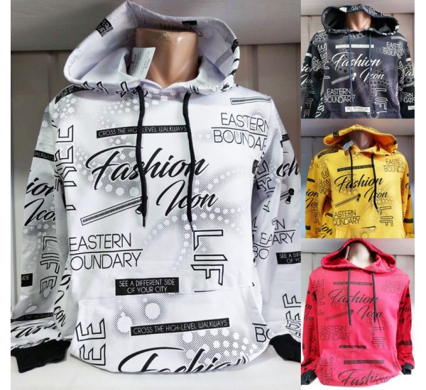 Худі чоловічий HR1890_120706 трикотаж 4 шт (M-XXL)