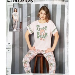 Піжама Lindros жіноча трикотаж 3 шт (M-XL) HR1810_140313