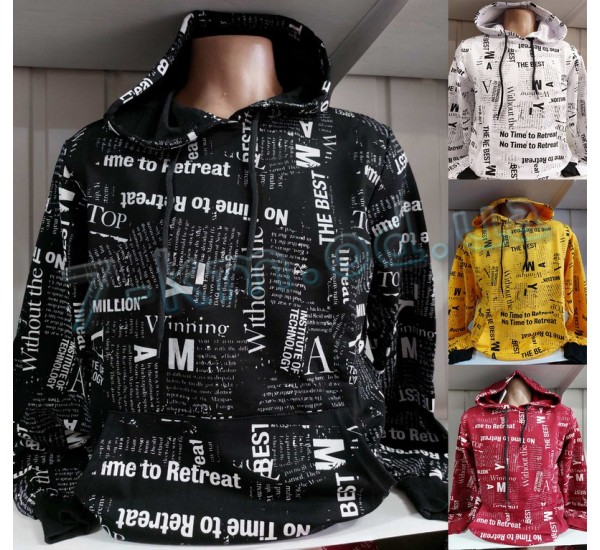 Худі чоловічий HR1890_140720 двонитка 4 шт (46-52 р)