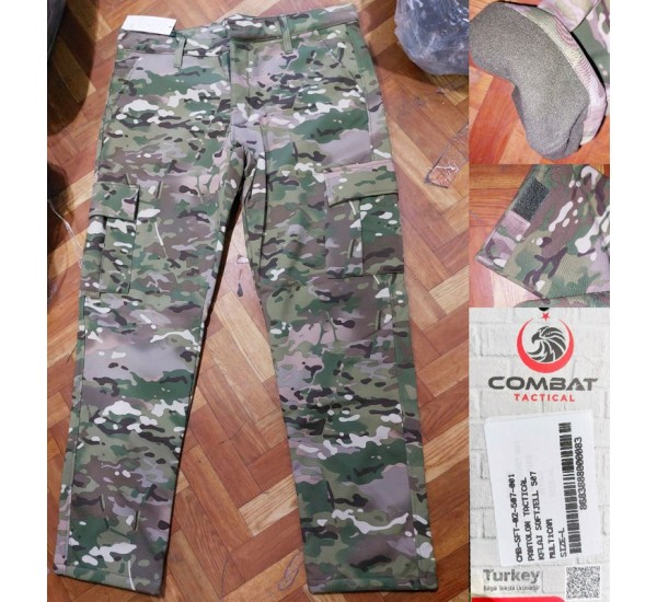 Штаны мужские COMBAT мультикам на флисе 3 шт (L-2XL) HR1890_201036