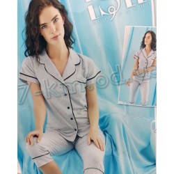 Піжама Isik жіноча HR1810_201222 трикотаж 3 шт (M-XL)