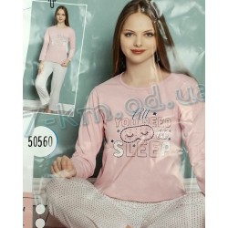 Піжама Cotton More жіноча HR1810_201243 трикотаж 4 шт (M-2XL)