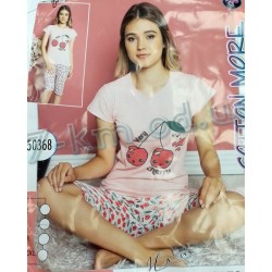 Піжама Cotton More жіноча HR1810_201246 трикотаж 4 шт (M-2XL)