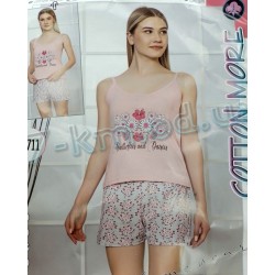 Піжама Cotton More жіноча HR1810_201258 трикотаж 4 шт (M-2XL)