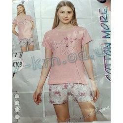 Піжама Cotton More жіноча HR1810_201261 трикотаж 4 шт (M-2XL)