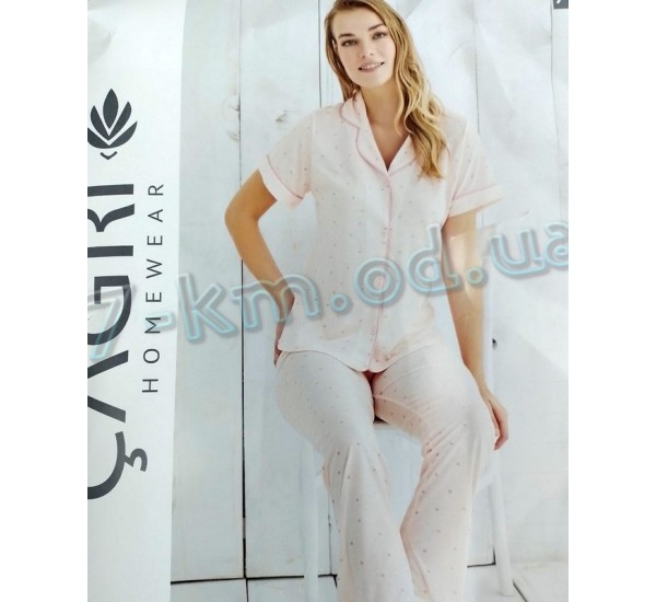 Пижама Gagri женская HR1810_201274 трикотаж 4 шт (S-XL)