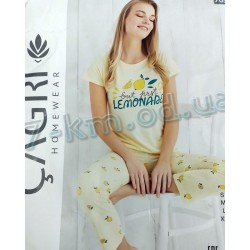 Піжама Gagri жіноча HR1810_201279 трикотаж 4 шт (S-XL)