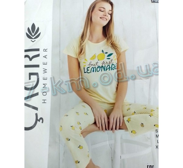 Пижама Gagri женская HR1810_201279 трикотаж 4 шт (S-XL)