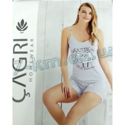 Піжама Gagri жіноча HR1810_201291 трикотаж 4 шт (S-XL)