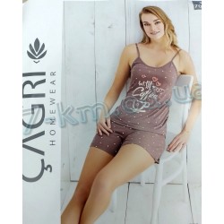 Піжама Gagri жіноча HR1810_201295 трикотаж 4 шт (S-XL)