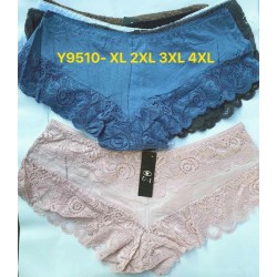 Трусы женские Y9510 коттон 12 шт (1-4XL) KiE_140307