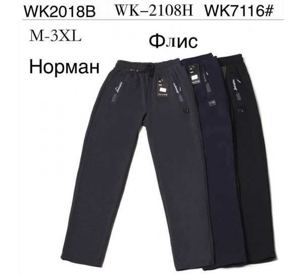 Спорт штаны мужские на флисе 5 шт (M-3XL) LaM_131127