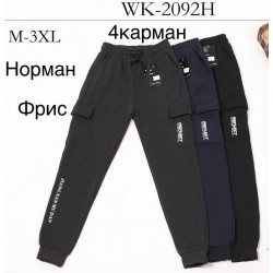 Спорт чоловічі штани на флісі 5 шт (M-3XL) LaM_WK-2092H