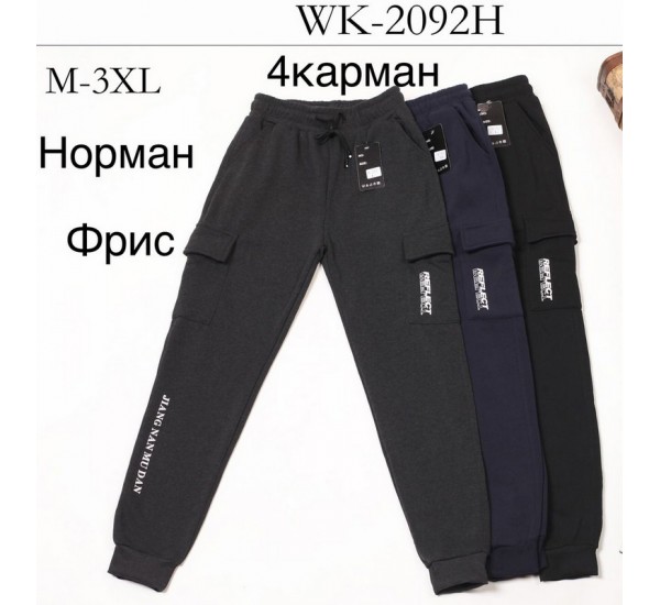 Спорт штаны мужские на флисе 5 шт (M-3XL) LaM_WK-2092H