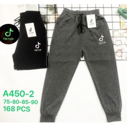 Спорт штаны для девочек 12 шт (75-90 см) трикотаж PaH_A450-2