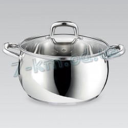 Кастрюля с крышкой PoS_MR-3515-22 Maestro 4,9 л 6 шт/ящ