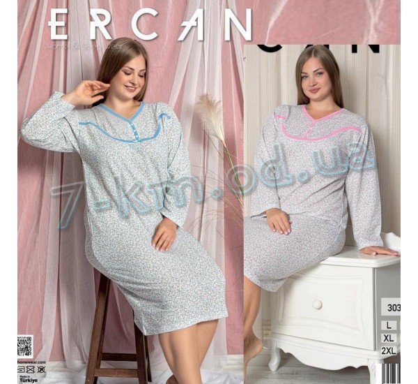 Ночная рубашка RZ3542_3033 байка 3 шт (L-2XL)