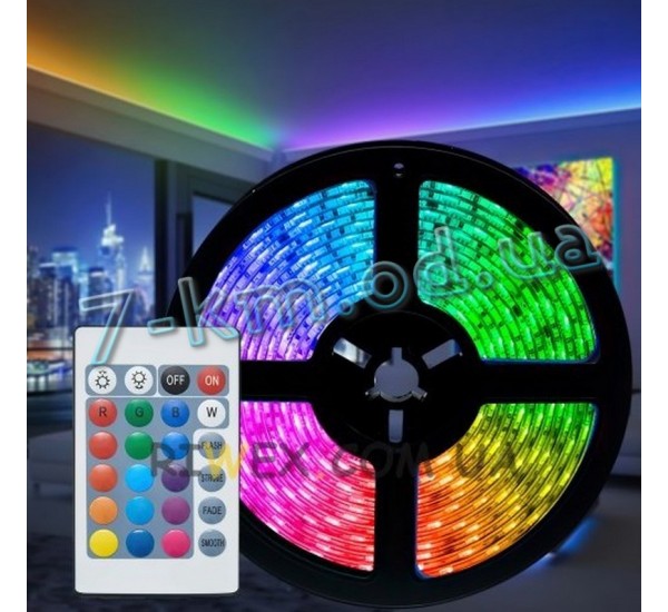 Світлодіодна стрічка Smart_040126 SMD 3528 5м RGB Комплект