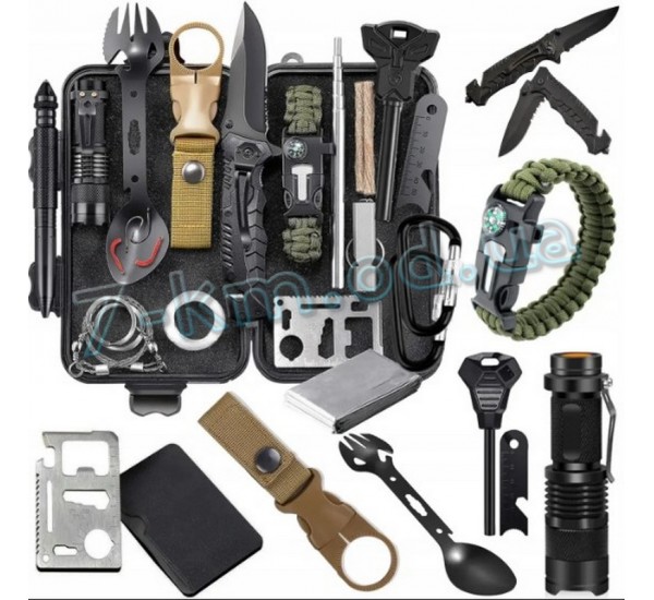 Мультитул Smart_260125подарок для чоловіка SURVIVAL BIG SET 30 в 1