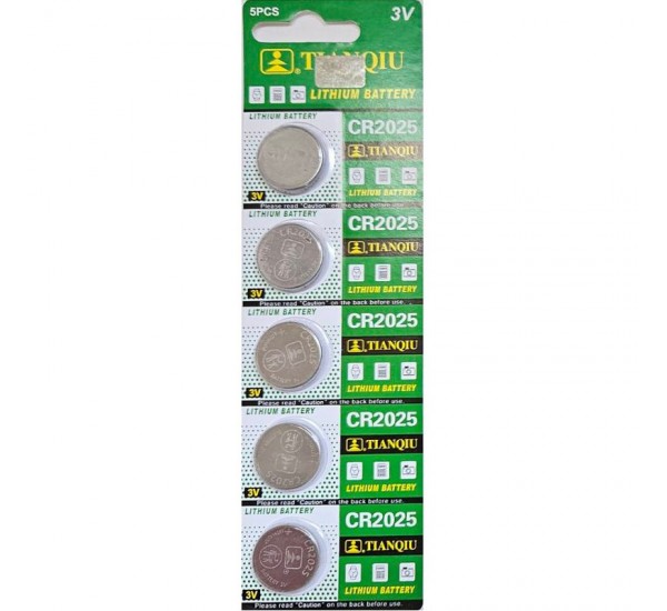 Батарейки Batteries CR2025 - 5 упаковок по 5 шт SoT_210902