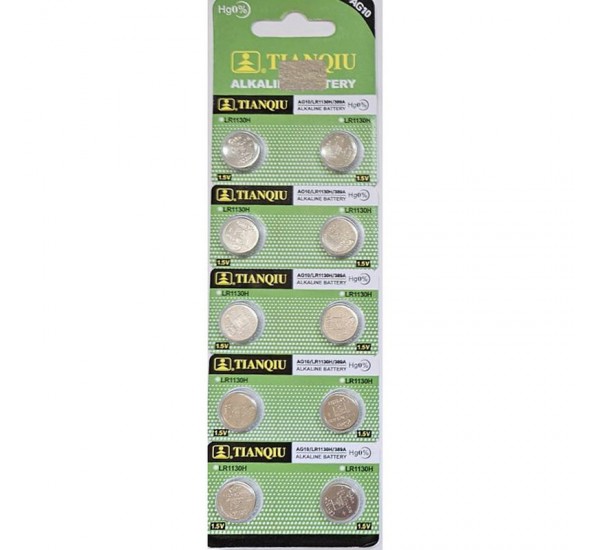 Батарейки Batteries LR1130H/AG10 - 5 упаковок по 10 шт SoT_210904