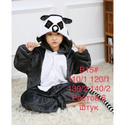 Пижама Кигуруми детская ZeL_B15 велсофт 6 шт (110-140 см)