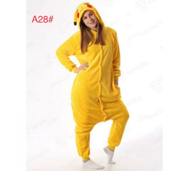 Пижама Кигуруми женская ZeL_A28 велсофт 6 шт (S-XL)