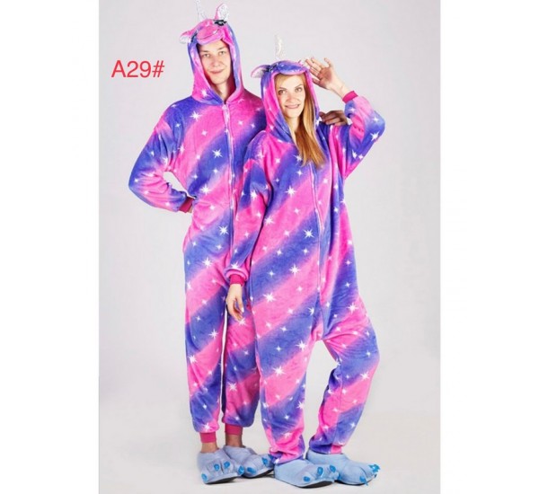 Пижама Кигуруми женская ZeL_A29 велсофт 6 шт (S-XL)