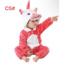 Піжама Кігурумі дитяча ZeL_C5 велсофт 6 шт (80-100 см)